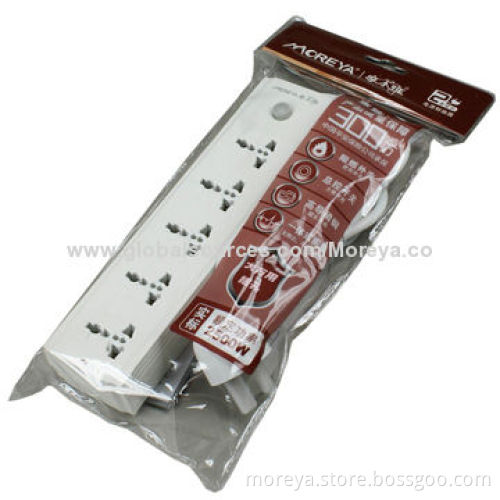 Power strip with universal type one switch, PVC bag package or blister package,OEM projects welcomed